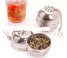 Stainless Steel Ball Philtre Teakettles Infuser Strainer Egg Shaped Tea Locking Spice Ball attractive in price quality 100pcslot