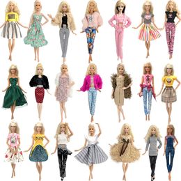 Großhandel Puppenbekleidung, Prinzessinnen-Mode-Outfits, lässige Kleidung, Hemd, Rock, Kleidung für Barbie-Accessoires