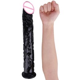 Dildos/Dongs 34*5CM Super Long Dildos Realistic Big Penis Soft Large Dick Sex Toys for Women Masturbation Sex Products Huge Phallus Anal Plug L230303