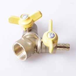 Kitchen Faucets DN15 Outside The Wire Double Fork Copper Connector 4/8 Three-way Valve / Gas Single Tsui 1/2 Natural Dedicated