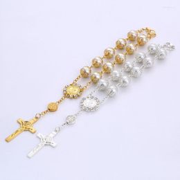 Charm Bracelets Religious Ornaments Religion Catholic Communion Cup Gift Center Cross Rosary Bracelet Bea