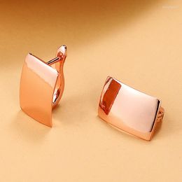 Hoop Earrings CAOSHI Stylish Metallic Style For Women Trendy Working Lady's Accessories With Fashionable Design Drop