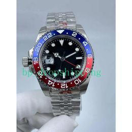 Fashion Mens Watch Gmt Left-handed 40mm Stainless Steel Ceramic Bezel 126710 Automatic Movement Mechanical Sapphire Glass Luminous Wristwatches Multiple Styles
