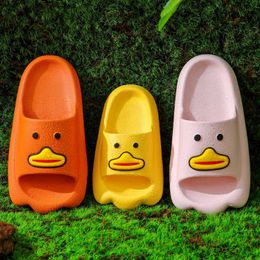 Cartoon Duck smiley face slippers original for Kids - Soft Sole, EVA Light, Indoor/Outdoor, Perfect for Summer, Girls/Boys - T230302