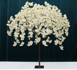 Weeping Cherry Blossom Wishing Tree Artificial Flower Plants Tree Wedding Table Centrepiece Store Hotel Christmas Home Decor