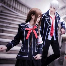 Anime Costumes Free Shipping Kuran YukiKiryu Zero Cosplay Hot Anime Vampire Knight Cosplay Come Man Woman School Uniform Cos Z0301