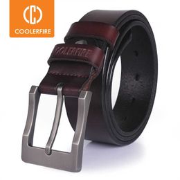 Belts men's belt genuine leather belt for men designer belts men high quality fashion luxury brand wide belts cowboy free shipping Z0228