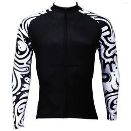 Racing Jackets Triathlon Jersey Mountain Full Zipper Bike Tight Fitting Breathable Ultraviolet-Proof Cycling Bicycle With Pocket