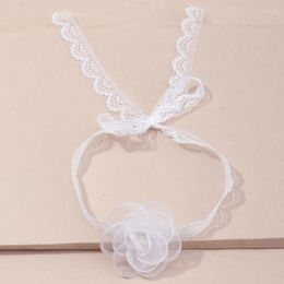 Choker 2023 Trendy White Lace Silk Flower Neckalce For Women Girls Sweet Up Wedding Engagement Necklace Headband Jewellery