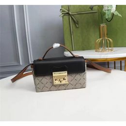 5A Designer-Luxustasche Padlock Small Chain Shoulder Beige Bag 652683 Größe 18x10x5cm