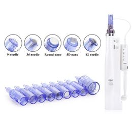 Other Skin Care Tools 20Pcs Microneedle Cartridges Needles With Syringe Tube 9 12 36 Pin For Mini Hydra Gun Mesotherapy Injector Der Dhwgq