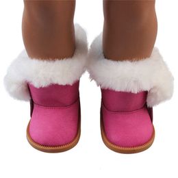Wholesale 7cm Plush Boots Doll Shoes Clothes Accessories For 43cm Born Baby 18 Inch American Girls Gift Our Generation Toys