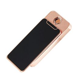 Latest USB Colorful Smoking Lighters Windproof Cyclic Charging Lighter Portable Innovative Mini Herb Cigarette Tobacco Holder DHL