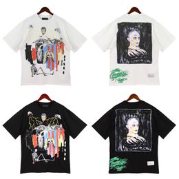 2023 TEES T SHIRTS MENS 여성 디자이너 티셔츠 코턴 상단 남자의 캐주얼 셔츠 고급 의류 거리 반바지 소매 의류