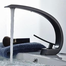 Bathroom Sink Faucets Brass Basin Faucet With And Cold Water Paint Black White Cabinet