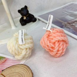 Coarse Ball Scented Decoration Shooting Props Yarn Knot Candle