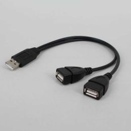 2 In 1 Usb2.0 Extension Cable Male To Female USB Data Charging for Hard Disk Network Card Connection