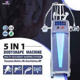 2023 Cavitation machine body massage instruments radio frequency skin tightening 2 years warranty 4 handles 100kpa vacuum