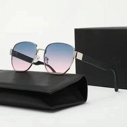 0257piece fashion sunglasses glasses sunglasses designer mens ladies brown case black metal frame dark lens