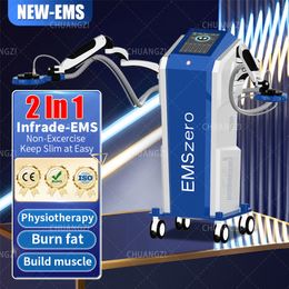 Other Beauty Equipment DLS-EMSLIM Fat Remove Emszero Fitness Slimming Infrared Body Building Muscle Stimulator Muscle Relax Fat Burn Gym Equipment Blue