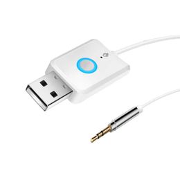 New car Bluetooth receiver 5.0 Bluetooth converter adapter 3.5mm audio conversion AUX transmitter