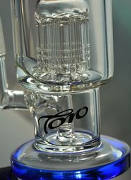 Smoking Pipes TORO Glass Bong Dab Rigs Hookahs Pipe Arm Tree Perc 18mm Bowl Oil Water BongsQ240515