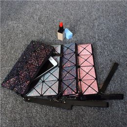 Fashion star flash cosmetic bag small portable Korean version simple Ringer mobile phone bag cosmetic bag in hand235Q