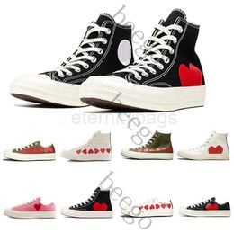 classic designer casual men womens 1970 canvas shoes star Sneaker chuck 70 chucks 1970s Big eyes red heart shape platform Jointly Name hsj56