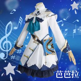 Anime Costumes Anime Halloween Clothes Genshin Impact Barbara Gunnhildr Cosplay Come Dress Uniform Saias Z0301