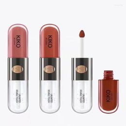 Lip Gloss 2pcs/lot Brand Double-Headed Lacquer Lipstick Raincoat 103 Non-Fading No Stain On Cup Mirror Glass Female