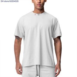 2023 Fashion Sports Fitness Brand Asr' v Summer Men's t Shirt New Loose Round Neck Short Sleeve Thin Digital Printing Quick Drying Clothes Caqz