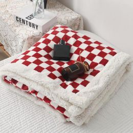 Blankets Great Long Lasting Air Conditioning Blanket Comfortable Touch Keep Warmth Fleece Bed Throw Sleeping Cover Quilt