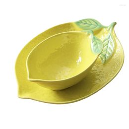 Plates Shaped Plate Ceramic Dish Rice Bowl Cute Household Tableware Personalized Breakfast Dinner Kitchenware
