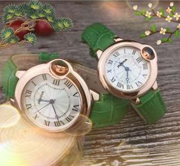 fashion men women quartz movement watches genuine leather belt subdial working male wristwatch top brand relogio feminino lady clock present Christmas gifts