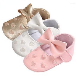 First Walkers Baby PU Leather Boy Girl Shoes Bow Fringe Soft Soled Non-slip Footwear Crib Cute Toddler