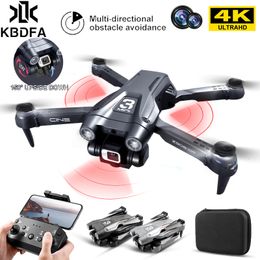 Intelligent Uav KBDFA Z908 Pro Drone 4K HD Professional ESC Dual Camera Optical Flow 24G WIFi Obstacle Avoidance Quadcopter Toy Gift 230303