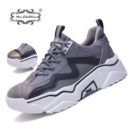 Boots exhibition Safety Shoe Steel Toe Men Work Sneakers Puncture Proof Lightweight Indestructible Unisex 230303