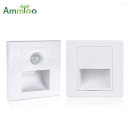 Night Lights Smart Motion Sensor Light Switch ON/OFF Luminaria Led Lamp White/Warm White Emergency Lighting For Hallway Pathway