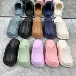 Slippers Summer Clogs Women Indoor EVA Flat Soft Bottom Sandals Trend Slides Light Beach Home big size 230302