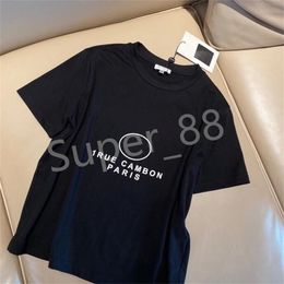 2023 XS-4XL Big Size Men's T-Shirts Fashion C Brand Women Casual Print Creative t shirt Solid Breathable T-Shirt Loose Crew Neck Short Sleeve Male Tee newest