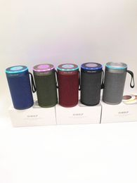 New S817 outdoor Bluetooth Speaker seven Colour lights Portable riding plug-in card Subwoofers With Retail Box