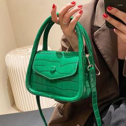 Evening Bags Stone Pattern Leather Women's Small Totes Bag Cute Short Handle Shoulder For Women 2023 Fashion Handbags Lady Crossbody