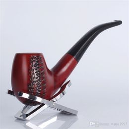 Smoking Pipes Carved solid wood pipes can be disassembled and washed red wood pipes, red sandalwood pipes.