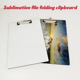 sublimation file folding clipboard A4 wooden MDF clipboard with custom printing and logo filing supplies wood folder manufacturer custom made Fast ups