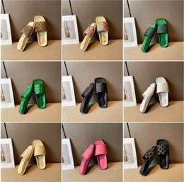 Designers Slippers For Men Women Floral Slides Woman Flats Platform Sandals Rubber Sole Mule Flip Flops Beach Causal Shoes Loafers Sliders g11