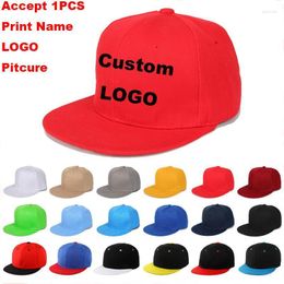 Ball Caps Custom Logo Print Snapback Cap Fashion Outdoor Sunshade Hat 27 Colours Breathable Hip Hop Fitted Hats For Men Women