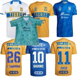 Tigres UANL 22 Soccer Jersey 10 Andre-pierre Gignac 23 Luis Quinones 19 Guido Pizarro 8 Fernando Gorriaran 13 Diego Reyes 11 Nico