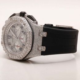 Premium High Quality Vvs Top Brand Hot Custom Dign Hip Hop Men Woman Hand Set Lced Out Diamond Moissanite Watchr93x