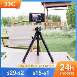 Tripods JJC TP-FT1 Octopus Flexible TripodFor Phone SLR DSLR Camera Selfie Tripod Extend 1/4'' Screw With Cold Shoe Clip