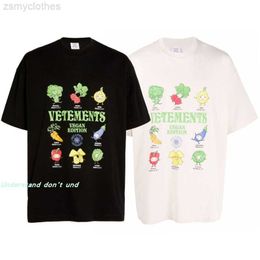 Men's T-Shirts High Quality VETEMENTS Men T Shirt 1 1 VTM Graphic Women T-shirt VETEMENTS Vegan Colour streetwear shirts